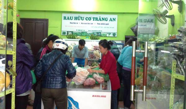 Buy organic vegetables at Trang An Agricultural Products Store
