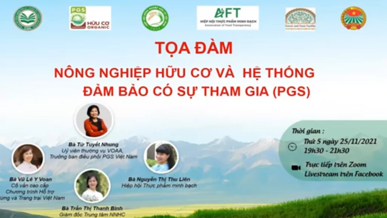 PGS Organic Agriculture Standards – Ms. Tu Thi Tuyet Nhung – Head of PGS Vietnam Coordination Committee (B1)