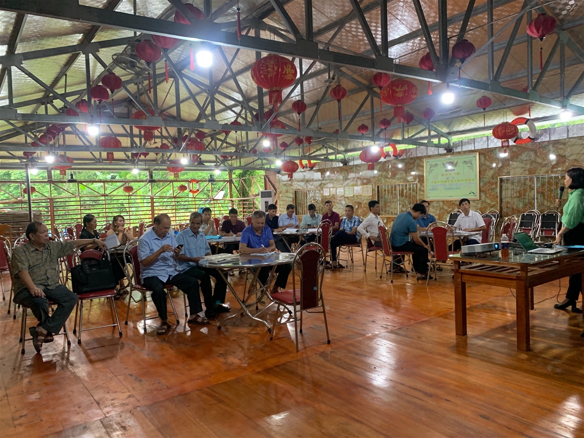 Tuyen Quang: Training on operational skills for organic agriculture producer groups