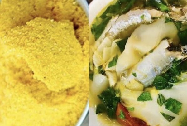 Mèn mén and sour bamboo shoot soup with stream fish – a flavor-rich highland combination