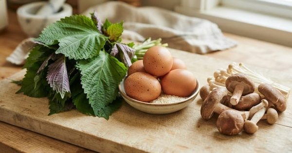 3 Perilla and Egg Dishes Suitable for a Heart-Healthy Diet