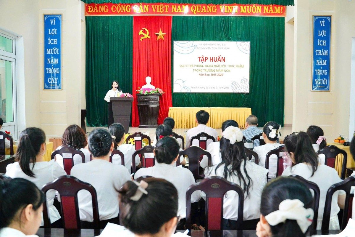 Overview of the training session